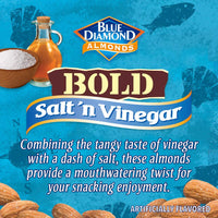 BOLD Salt 'n Vinegar Almonds, 25oz Bags