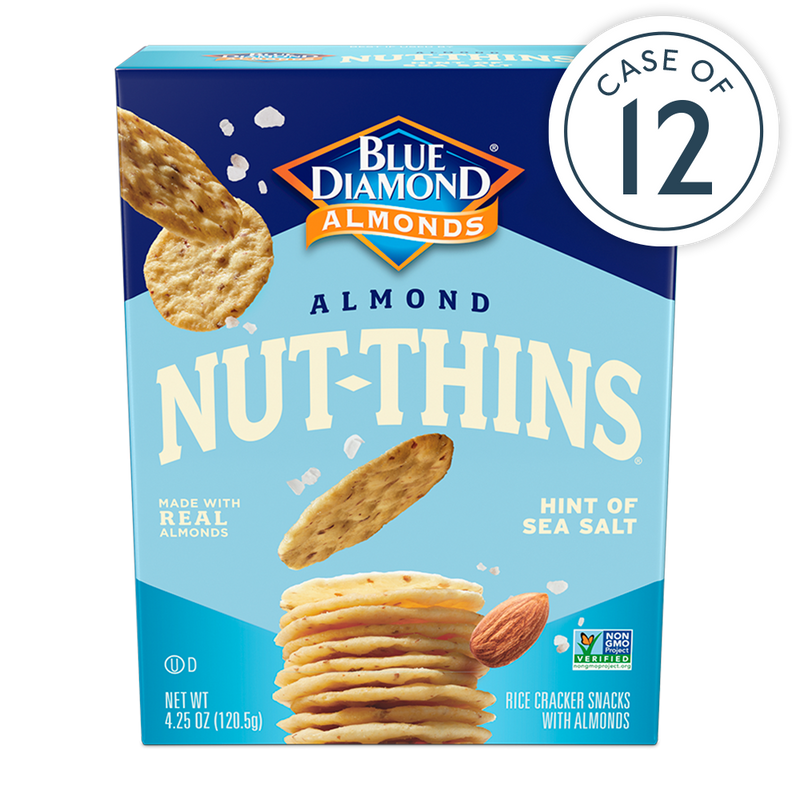 Nut-Thins® Hint of Sea Salt Gluten-Free Crackers, Case of 12