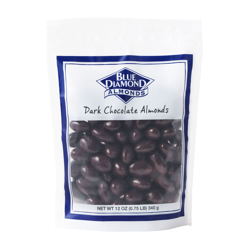 Dark Chocolate Covered Almonds, 12oz Resealable Bag