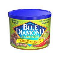 Chile 'N Lime Almonds, 6oz Cans, Case of 12