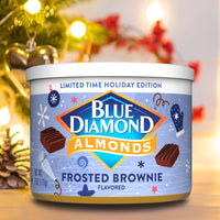 Frosted Brownie Flavored Almonds, 6oz Cans, Case of 12