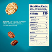 Nut-Thins® Pecan Gluten-Free Cracker, Case of 12