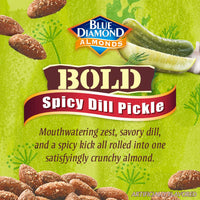 BOLD Spicy Dill Pickle Almonds: 6oz Cans, Case of 12