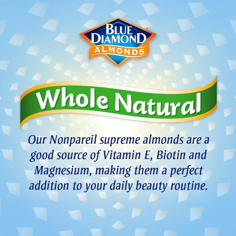 Whole Natural Almonds, 6oz Cans, Case of 12