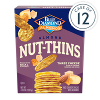 Nut-Thins® Three Cheese Gluten-Free Crackers, Case of 12