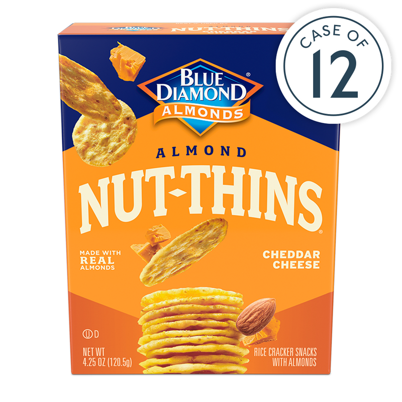Nut-Thins® Cheddar Cheese Gluten-Free Crackers, Case of 12