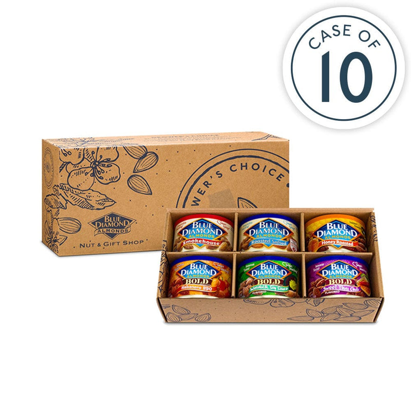 Grower's Choice: Ultimate Flavored Almonds Gift Pack (6 Cans)